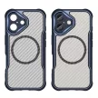 Leading Series MagSafe Silicone Case iPhone 16  tok, kék