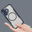 Leading Series MagSafe Silicone Case iPhone 16  tok, kék