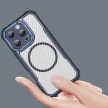 Leading Series MagSafe Silicone Case iPhone 16 Pro  tok, kék