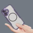 Leading Series MagSafe Silicone Case iPhone 16 - tok, lila