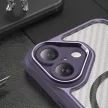Leading Series MagSafe Silicone Case iPhone 16 - tok, lila