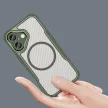 Leading Series MagSafe Silicone Case iPhone 16 - tok, zöld