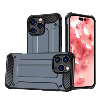 Hybrid Armor iPhone 16 Pro Case  tok, kék