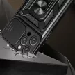 Hybrid Armor Camshield iPhone 16 Pro ütésálló hátlap, tok, fekete