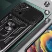 Hybrid Armor Camshield iPhone 16 Pro ütésálló hátlap, tok, fekete