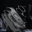 Hybrid Armor Trendy Case with MagSafe iPhone 16 - tok, fekete