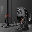 Hybrid Armor Trendy Case with MagSafe iPhone 16 Pro - tok, fekete