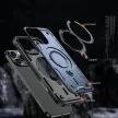 Hybrid Armor Trendy Case with MagSafe iPhone 16 Pro  tok, kék