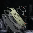 Hybrid Armor Trendy Case with MagSafe iPhone 16 - tok, zöld