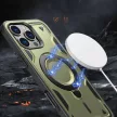 Hybrid Armor Trendy Case with MagSafe iPhone 16 Pro - tok, zöld