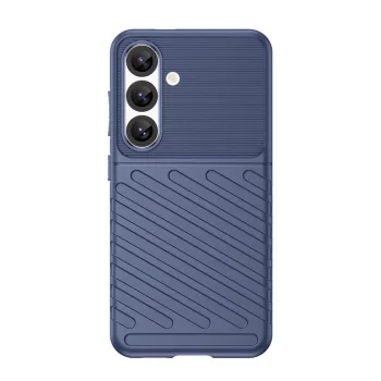   Thunder Case Samsung Galaxy S25 Silicone Armored Case ütésálló tok, kék