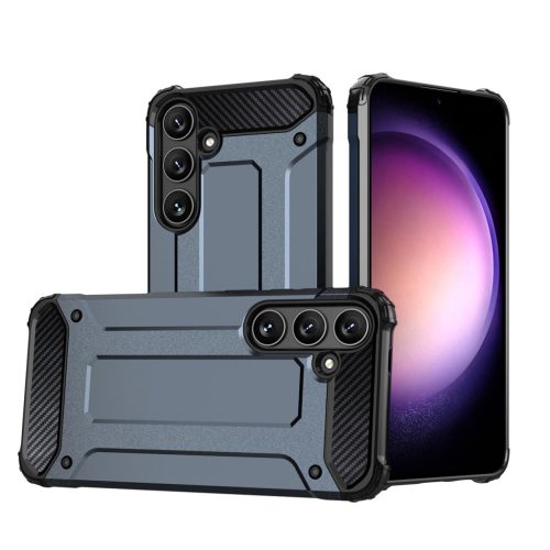 Hybrid Armor Case Samsung Galaxy S25 Hybrid Armored Case tok, kék
