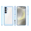 Outer Space Case with Gel Frame Samsung Galaxy S25 tok, kék