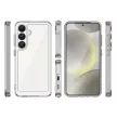 Outer Space Case with Gel Frame Samsung Galaxy S25 Clear tok, fekete
