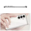 Outer Space Case with Gel Frame Samsung Galaxy S25 Clear tok, fekete