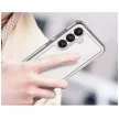 Outer Space Case with Gel Frame Samsung Galaxy S25 Clear tok, fekete
