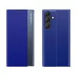 New Sleep Case Samsung Galaxy S25 Plus Cover with Flip and Stand tok, kék
