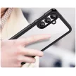 Outer Space Case with Gel Frame Samsung Galaxy S25 Plus tok, fekete