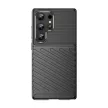 Thunder Case Samsung Galaxy S25 Ultra Silicone Armored Case ütésálló tok, fekete