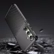 Thunder Case Samsung Galaxy S24 FE Silicone Armotok, piros Cover tok, fekete