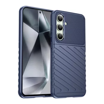   Thunder Case Samsung Galaxy S24 FE silicone armor cover tok, kék