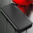 Eco Leather View Case Samsung Galaxy S24 FE Flip and Stand tok, fekete