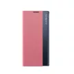New Sleep Case Samsung Galaxy S24 FE cover flap and stand tok, rózsaszín