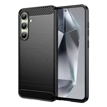 Carbon Case Samsung Galaxy S24 FE tok, fekete