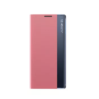   New Sleep Case Samsung Galaxy A16/A16 5G Cover with Flip and Stand tok, rózsaszín