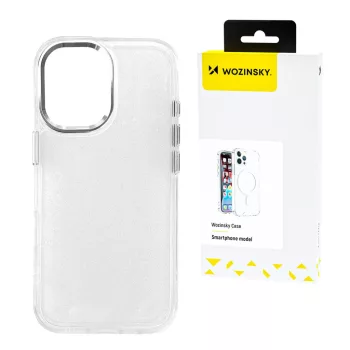   Wozinsky Glitter Case Samsung Galaxy S25 Ultra tok, átlátszó