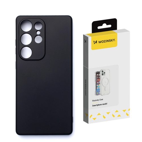 Wozinsky Soft Case Samsung Galaxy S25 Ultra tok, fekete