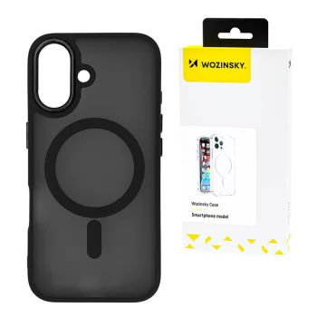   Wozinsky Fashion Case MagSafe Samsung Galaxy S25 Plus tok, fekete