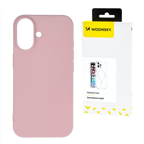 Wozinsky Silicone Case Samsung Galaxy S25 Plus tok, rózsaszín