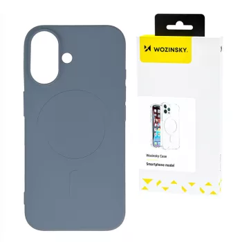   Wozinsky Silicone Case Magsafe Magnetic Case Samsung Galaxy S25 Plus tok, szürke