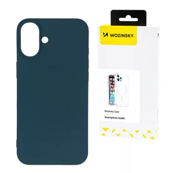   Wozinsky Silicone Case Magsafe Magnetic Case Samsung Galaxy S25 tok, kék