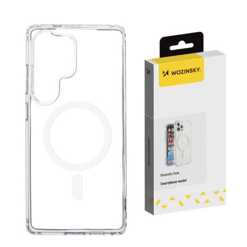 Wozinsky Ultra Clear MagSafe Case Samsung Galaxy S25 tok, átlátszó