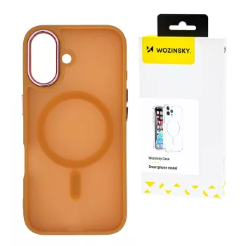   Wozinsky Fashion Case MagSafe Samsung Galaxy S24 FE tok, narancssárga