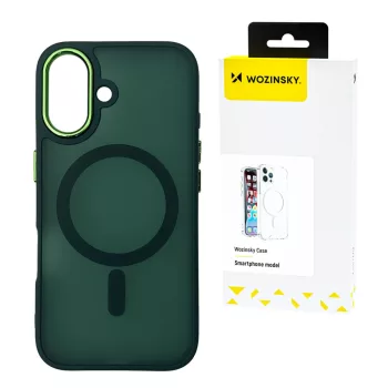   Wozinsky Fashion Case MagSafe Samsung Galaxy S24 FE tok, zöld