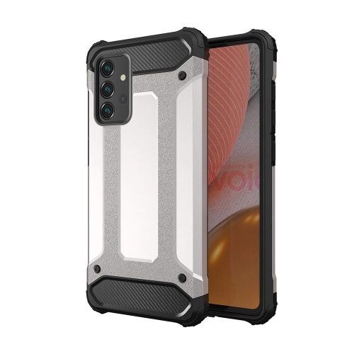 Hybrid Armor Case Samsung Galaxy A56 tok, ezüst