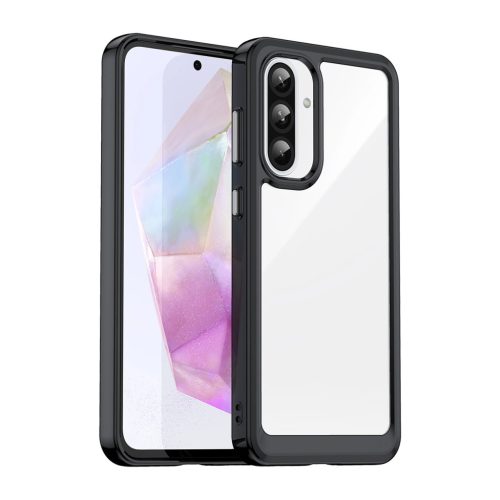 Outer Space Case Samsung Galaxy A56 Cover Flexible Frame tok, fekete