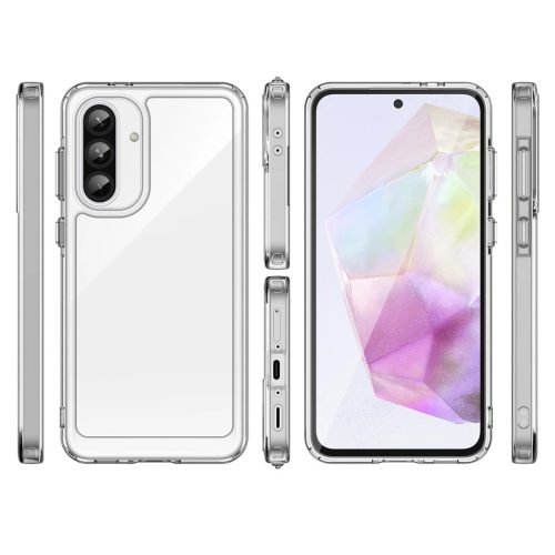 Outer Space Case Samsung Galaxy A56 Cover Flexible Frame tok, átlátszó