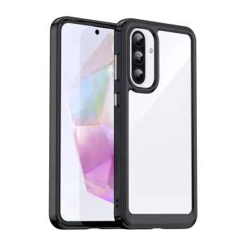   Outer Space Case Samsung Galaxy A26 Cover Flexible Frame tok, fekete
