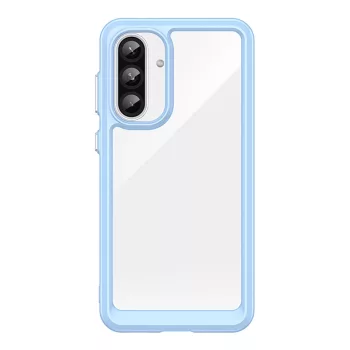   Outer Space Case Samsung Galaxy A36 Cover Flexible Frame tok, kék