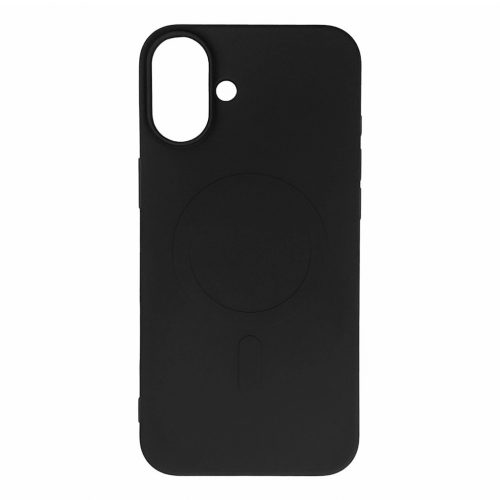 Liquid Silicone Case MagSafe iPhone 16e tok, fekete
