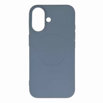 Liquid Silicone Case MagSafe iPhone 16e tok,  tok, kék
