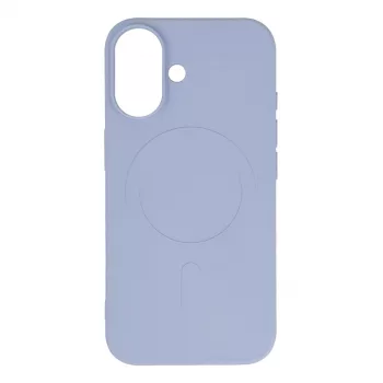 Liquid Silicone Case MagSafe iPhone 16e tok, lila