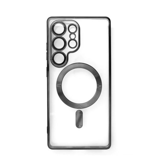 Electroplated Case MagSafe iPhone 16e tok, fekete