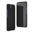 Clear View Case iPhone 16e Flip Cover tok, fekete