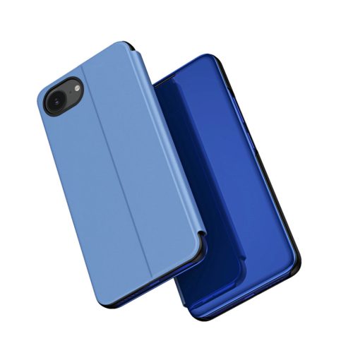 Clear View Case iPhone 16e Flip Cover tok, kék