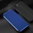 Clear View Case iPhone 16e Flip Cover tok, kék
